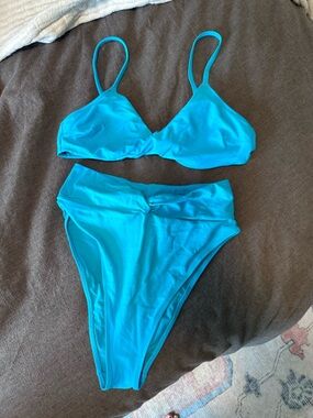 aerie Aqua Blue Bikini Bottoms